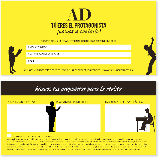 Diseño flyer revista