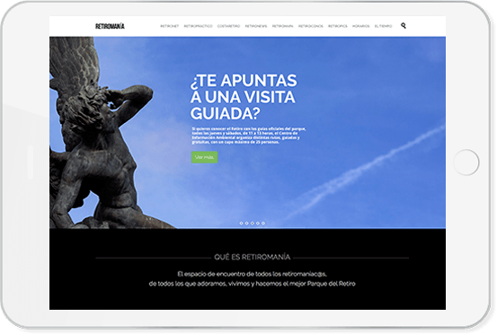 Web ipad retiromanía