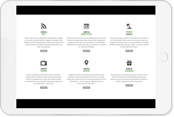 Web ipad retiromanía