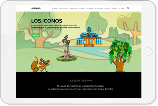 Web responsive retiromanía