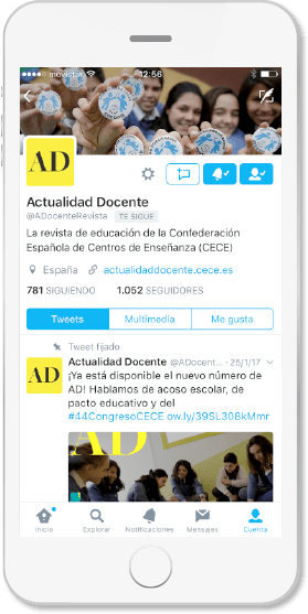 Twitter Actualidad Docente