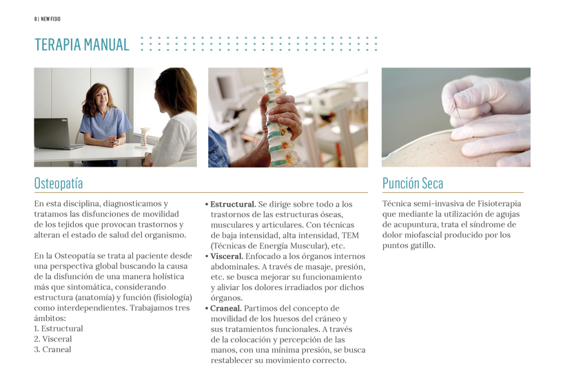 Folleto corporativo New Fisio
