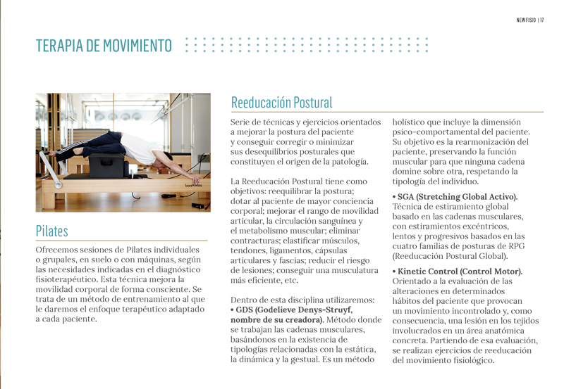 Folleto corporativo New Fisio