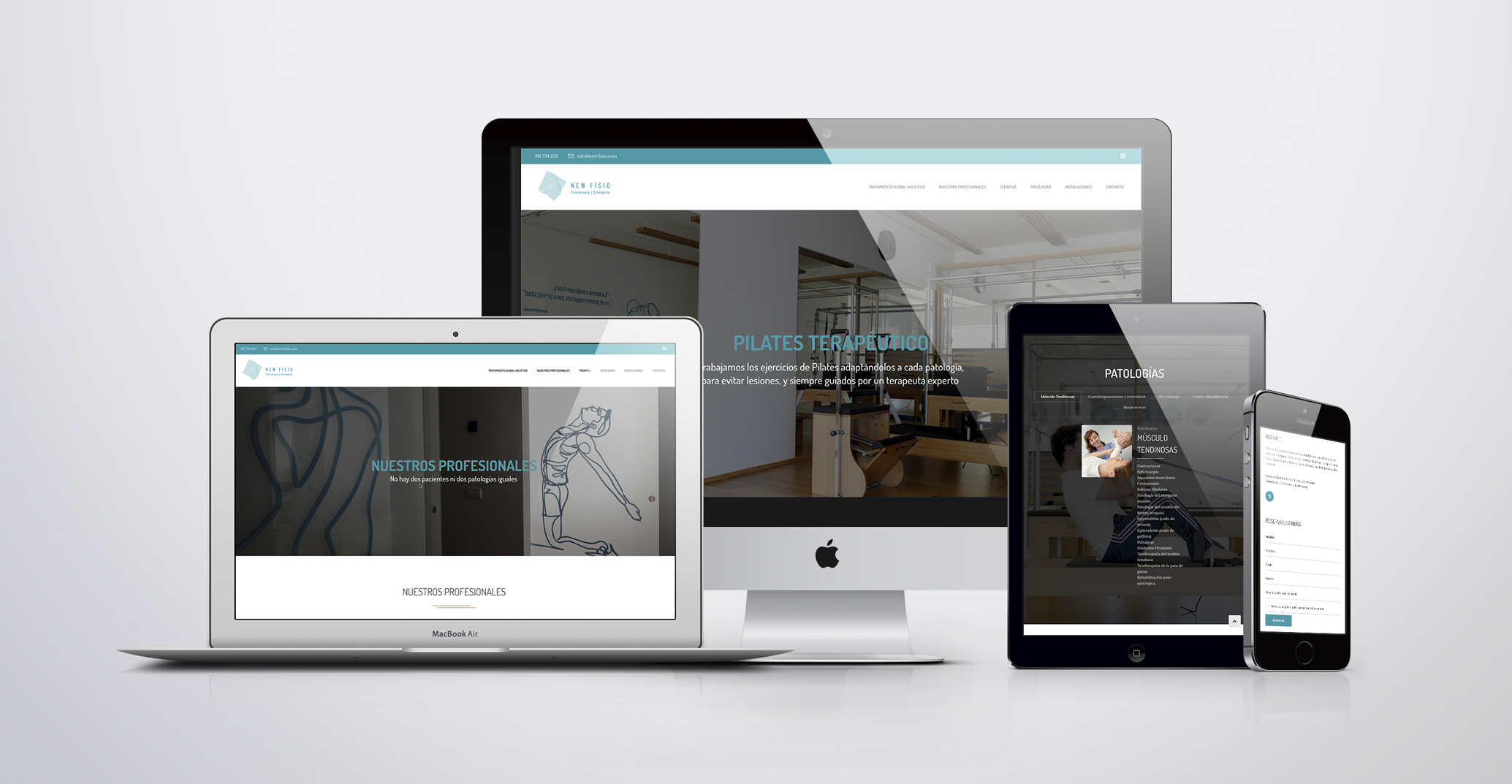 Diseño web clinica Madrid