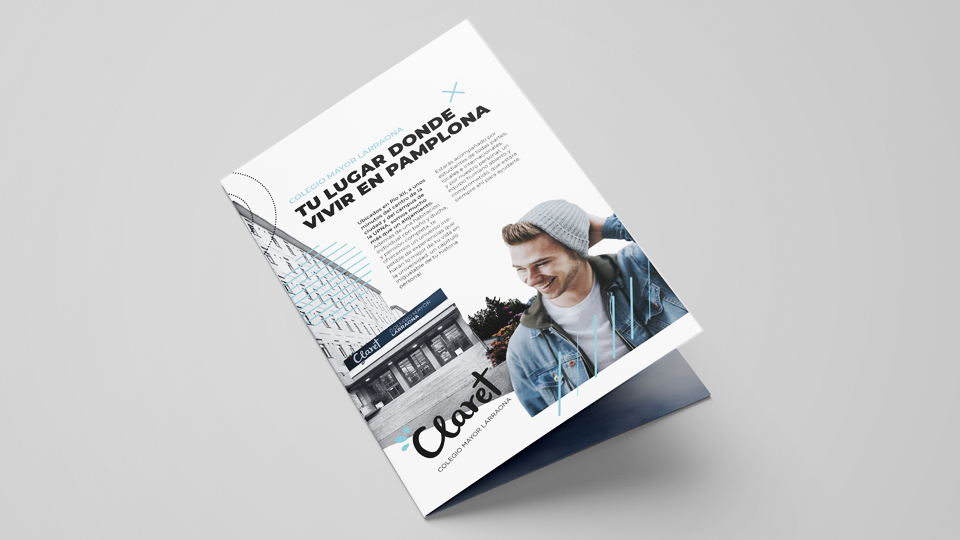 diseño díptico admisiones