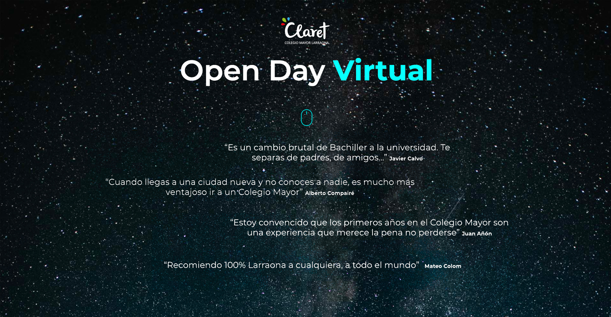 Diseño Open Day Virtual