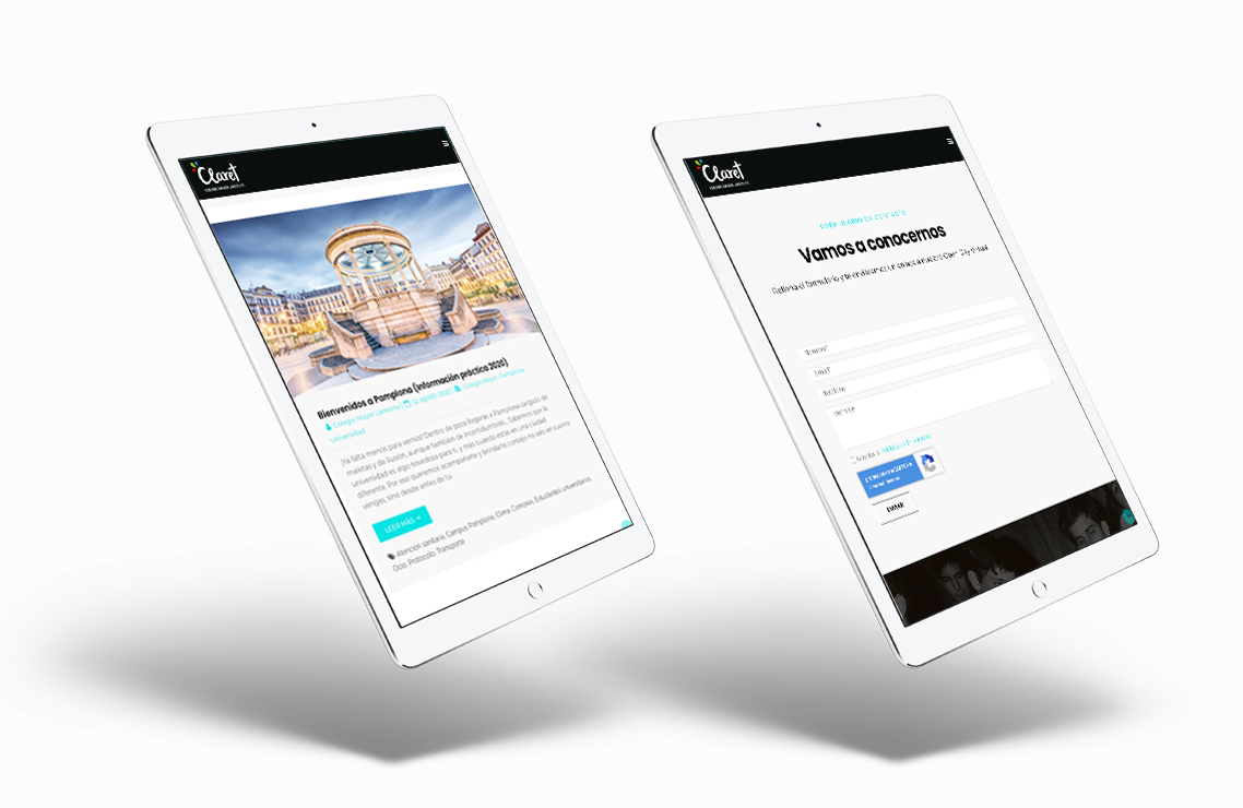 diseño web responsive en tablet