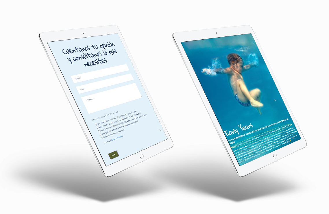 experiencia de usuario web en tablet