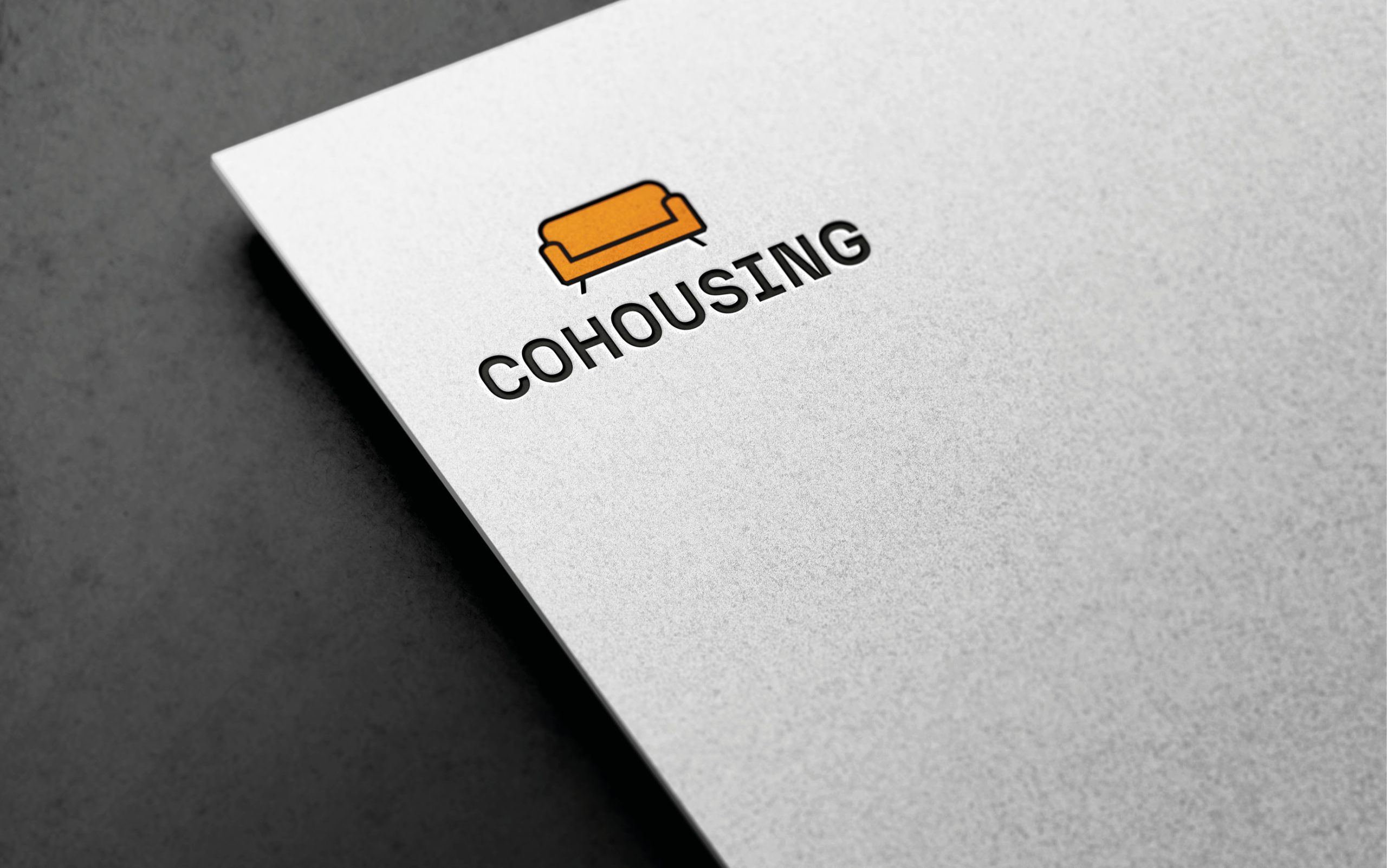 logo aplicado sobre un material corporativo