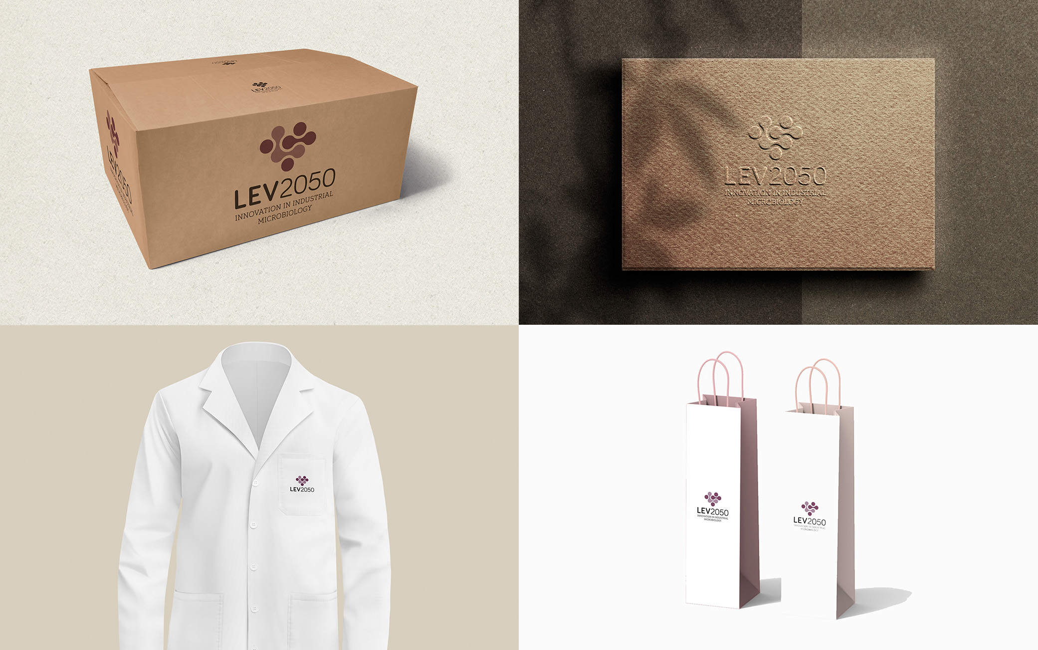 simulación de merchandising y aplicaciones de marca