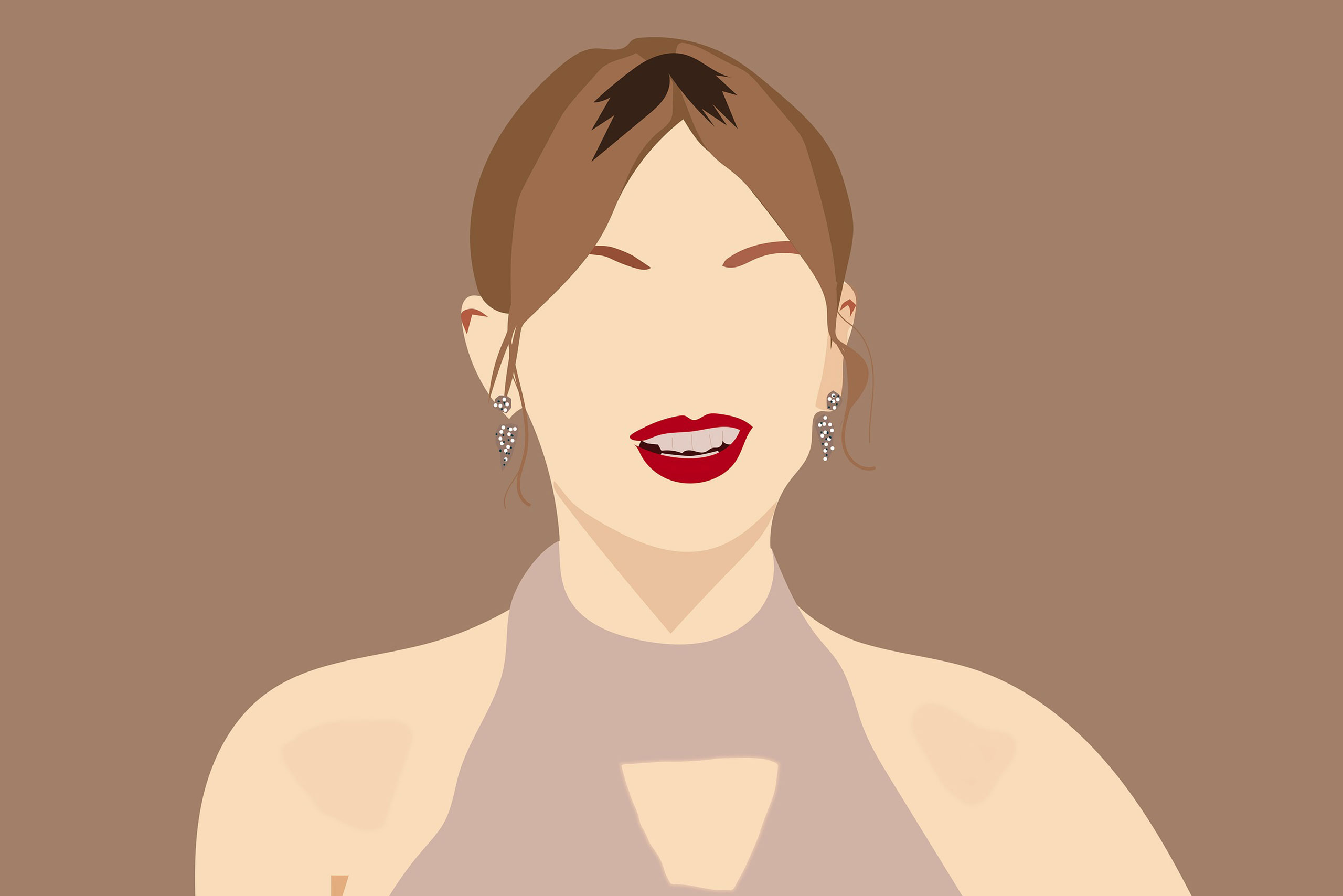 Ilustración de Taylor Swift