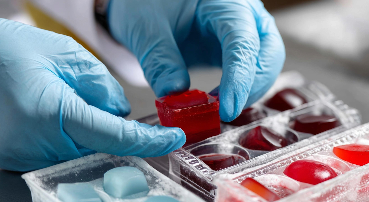 Manipulación de muestras en un laboratorio de nutracéutica